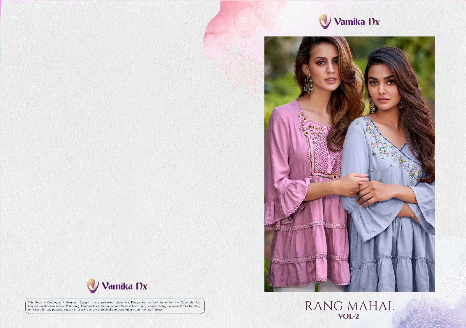 Vamika kurti Rang Mahal Vol 2 